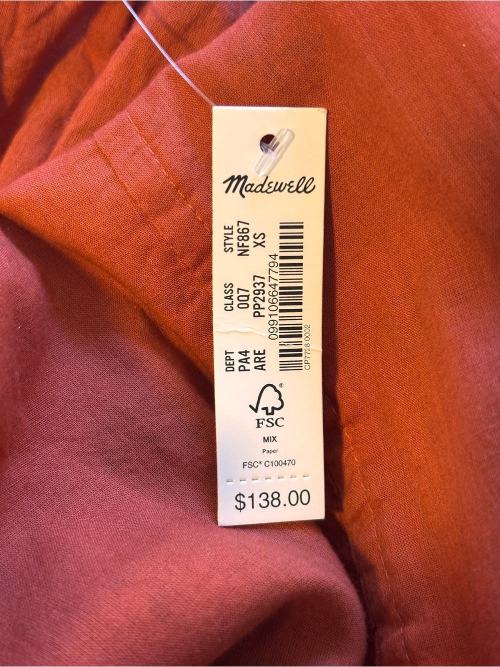 NWT Madewell Ruffle-Strap Tiered Midi Dress in Wild Calendula Block-Print Sz. XS - Picture 11 of 16